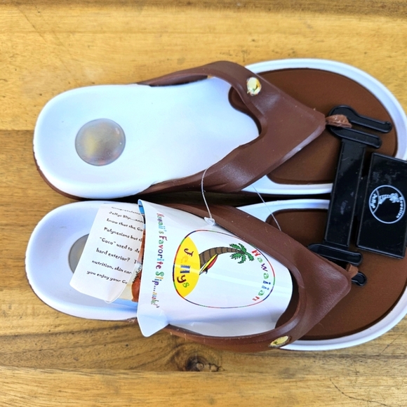 Hawaiian Jellys Ultra Comfort Coconut Fruit Unisex Flip Flop Sandal Wome… - Picture 3 of 16